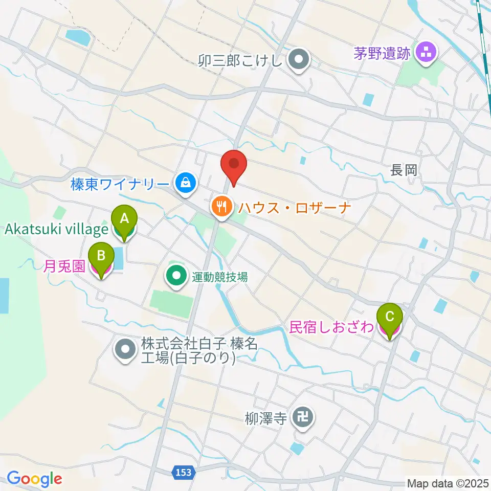 榛東村耳飾り館周辺のホテル一覧地図