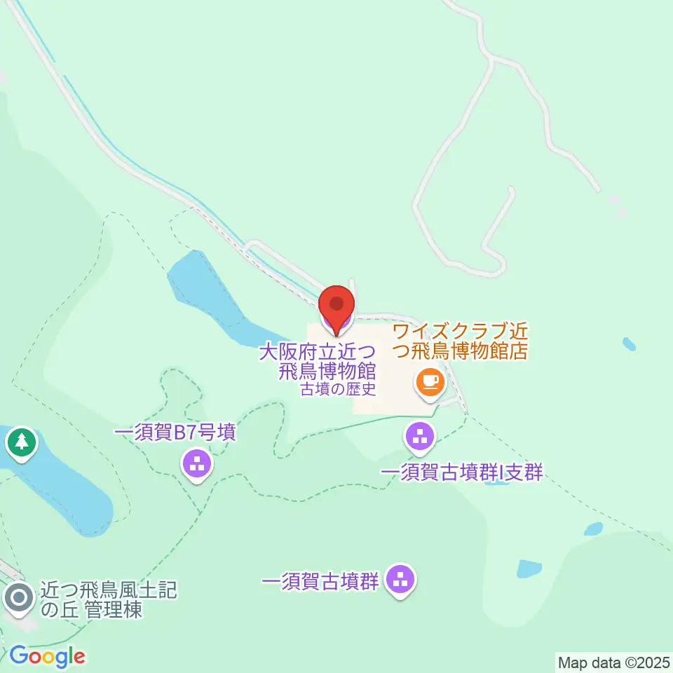 大阪府立近つ飛鳥博物館周辺のホテル一覧地図