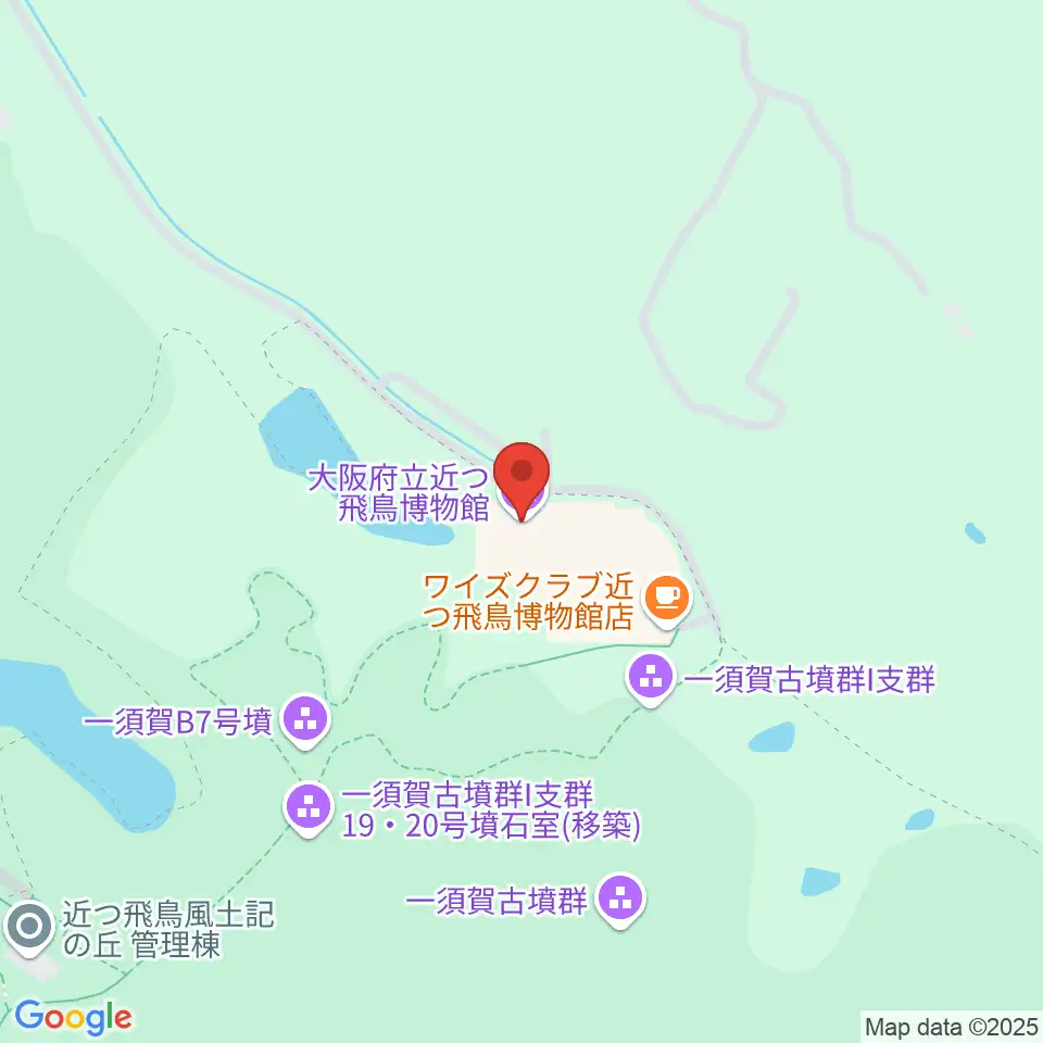 大阪府立近つ飛鳥博物館周辺のホテル一覧地図