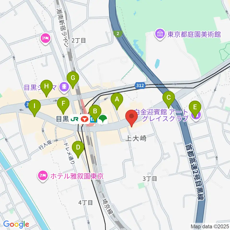 自転車文化センター周辺のホテル一覧地図