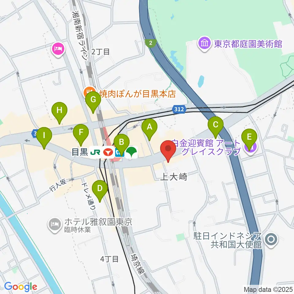 自転車文化センター周辺のホテル一覧地図