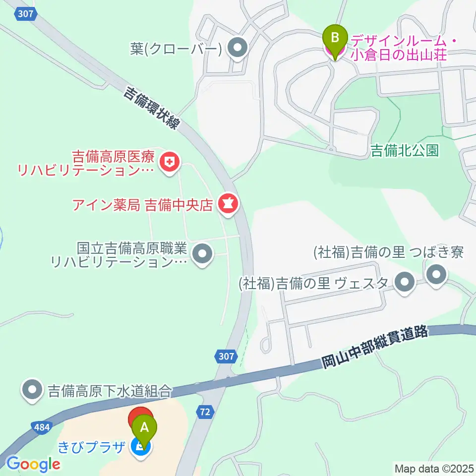 岡崎嘉平太記念館周辺のホテル一覧地図