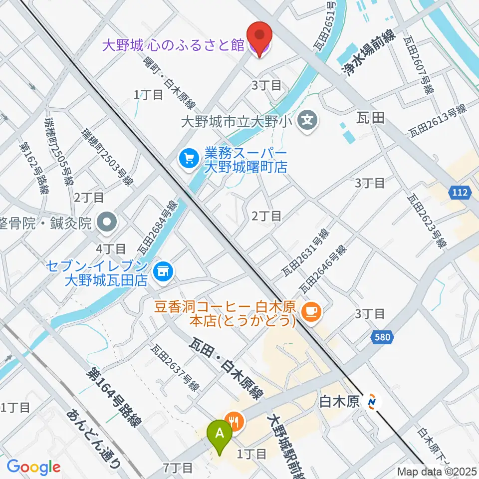 大野城心のふるさと館周辺のホテル一覧地図