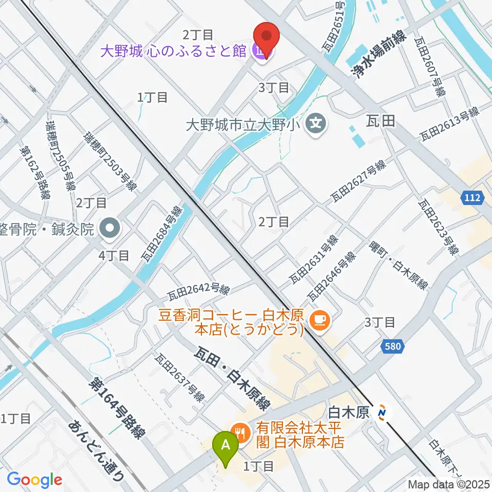 大野城心のふるさと館周辺のホテル一覧地図