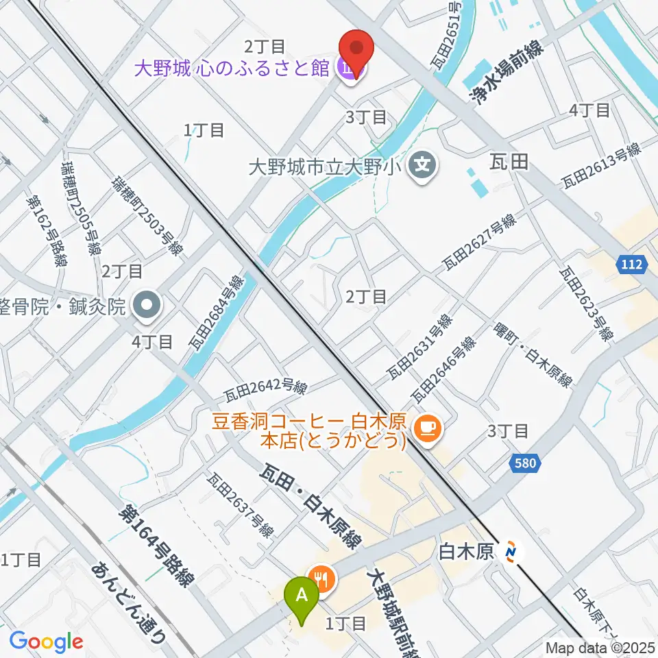 大野城心のふるさと館周辺のホテル一覧地図