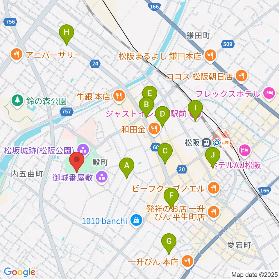 本居宣長記念館周辺のホテル一覧地図