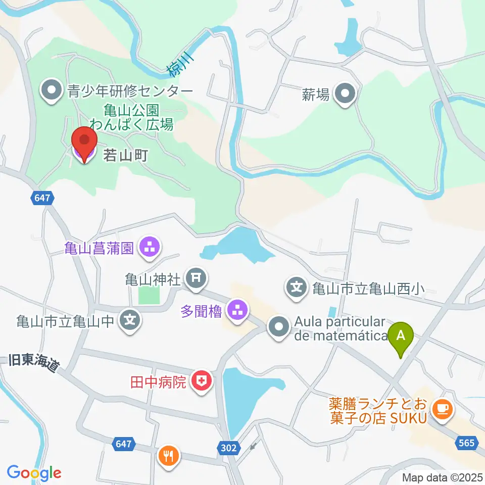 亀山市歴史博物館周辺のホテル一覧地図