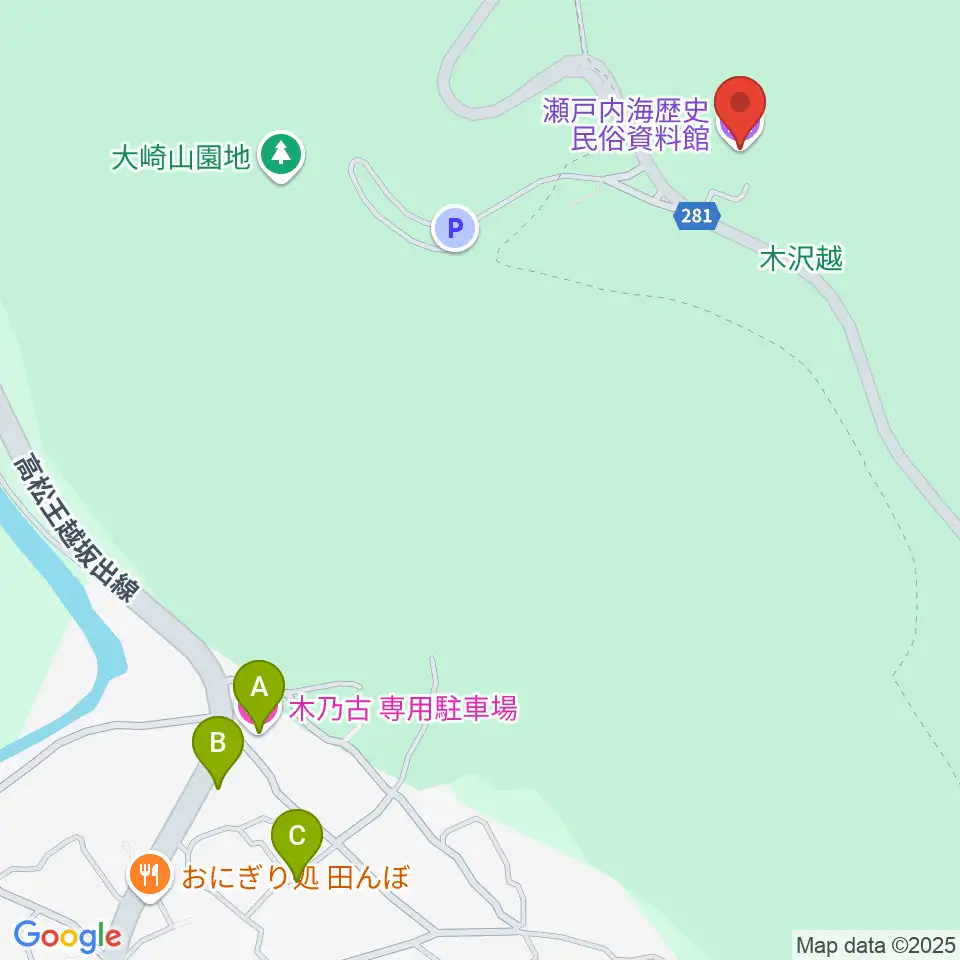 瀬戸内海歴史民俗資料館周辺のホテル一覧地図