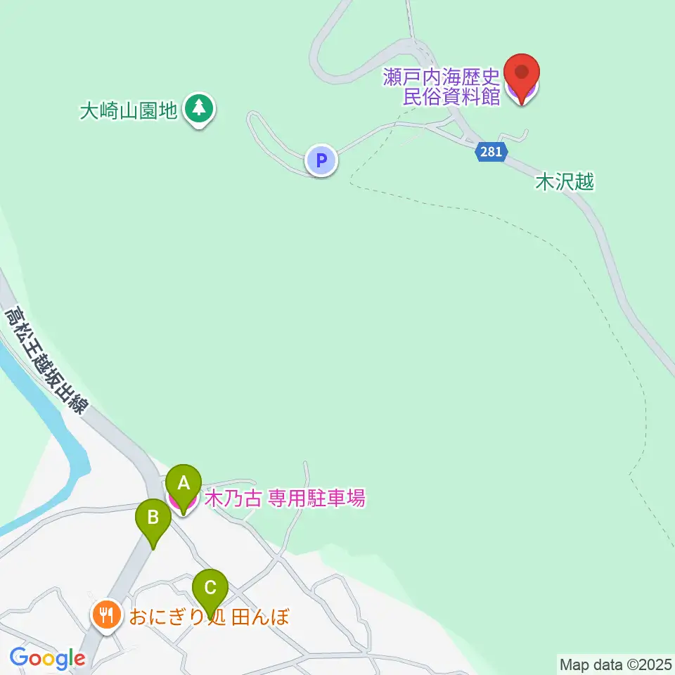 瀬戸内海歴史民俗資料館周辺のホテル一覧地図