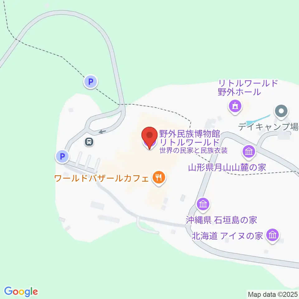 野外民族博物館リトルワールド周辺のホテル一覧地図