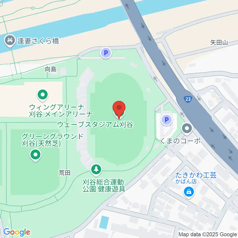 ウェーブスタジアム刈谷周辺のホテル一覧地図