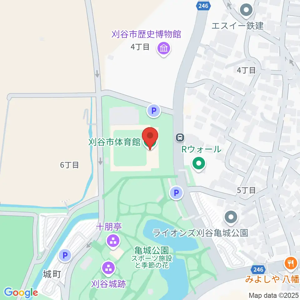 刈谷市体育館周辺のホテル一覧地図