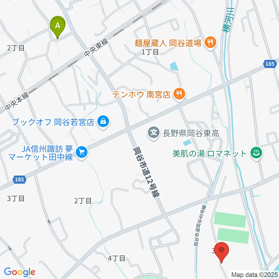 スワンドーム 岡谷市民総合体育館 西体育館周辺のホテル一覧地図