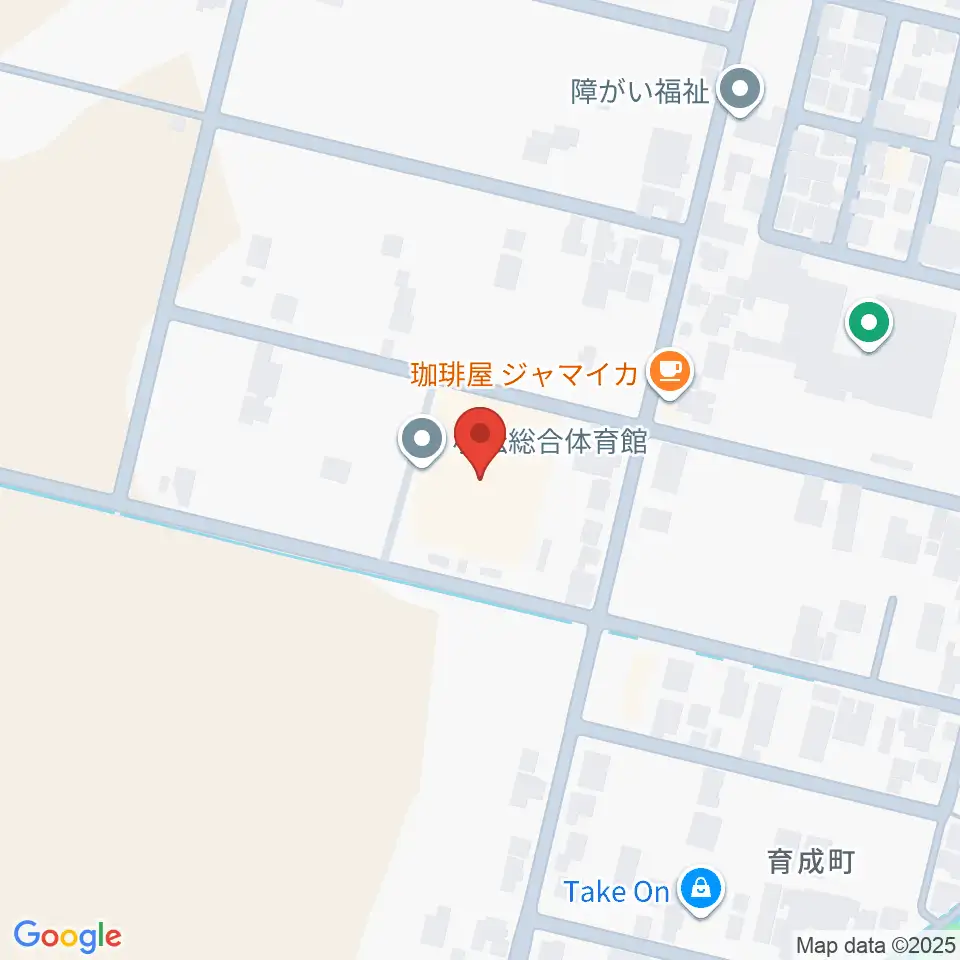 小松総合体育館周辺のホテル一覧地図