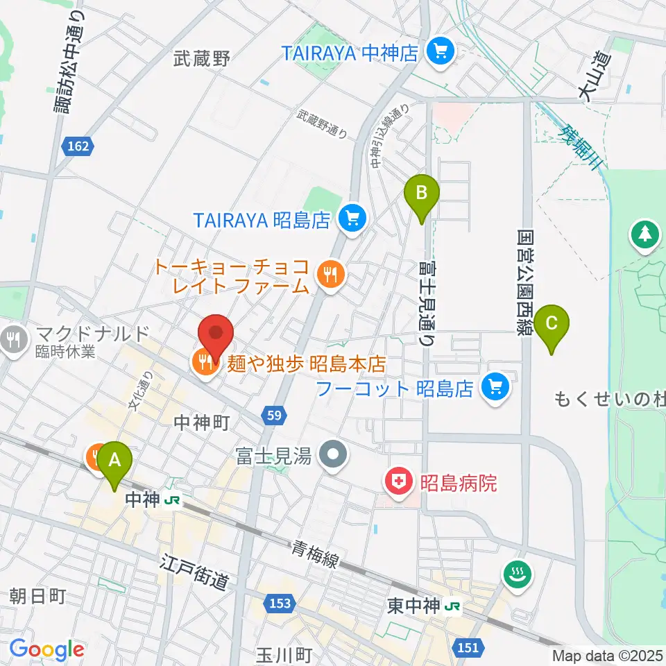 家具の博物館周辺のホテル一覧地図