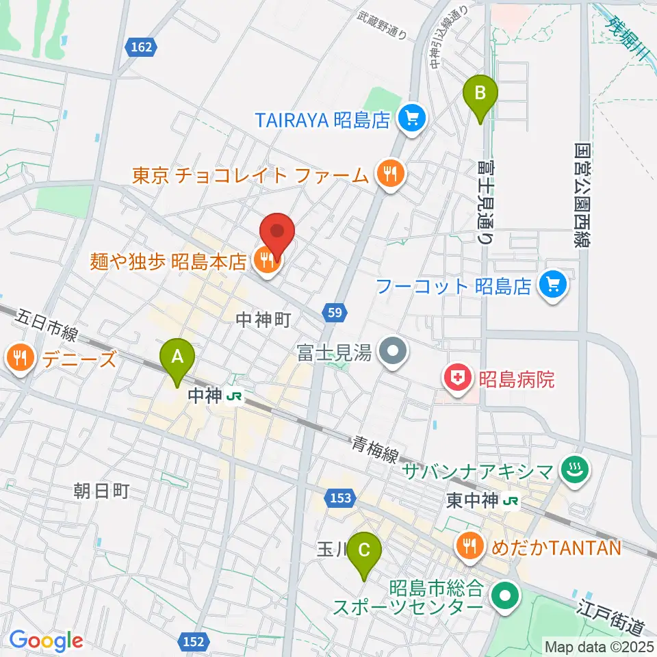 家具の博物館周辺のホテル一覧地図
