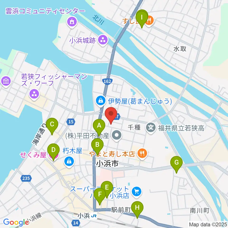 山川登美子記念館周辺のホテル一覧地図