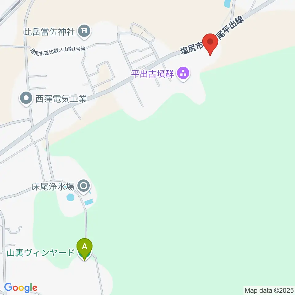 塩尻市立平出博物館周辺のホテル一覧地図
