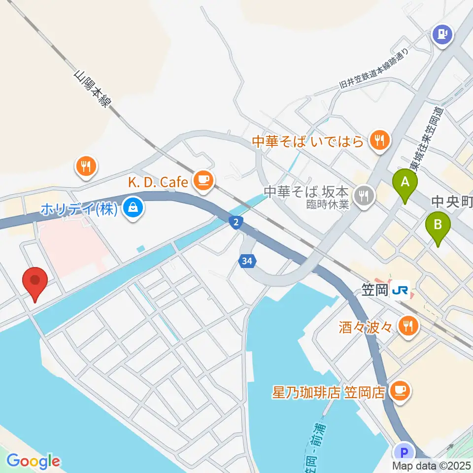 笠岡市立郷土館周辺のホテル一覧地図