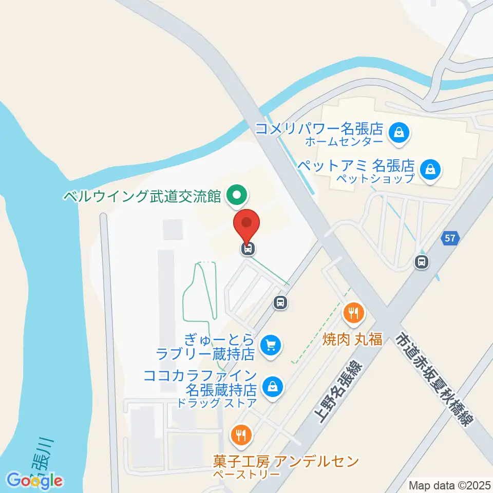 ベルウイング武道交流館周辺のホテル一覧地図