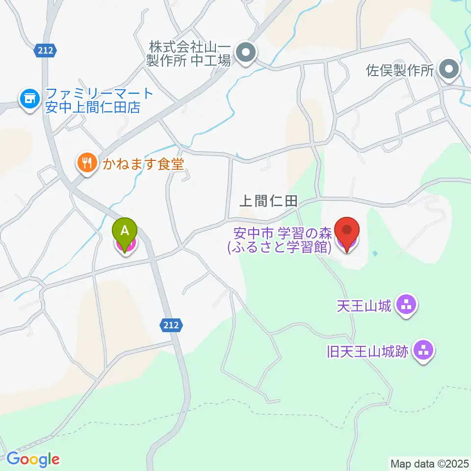 安中市学習の森ふるさと学習館周辺のホテル一覧地図