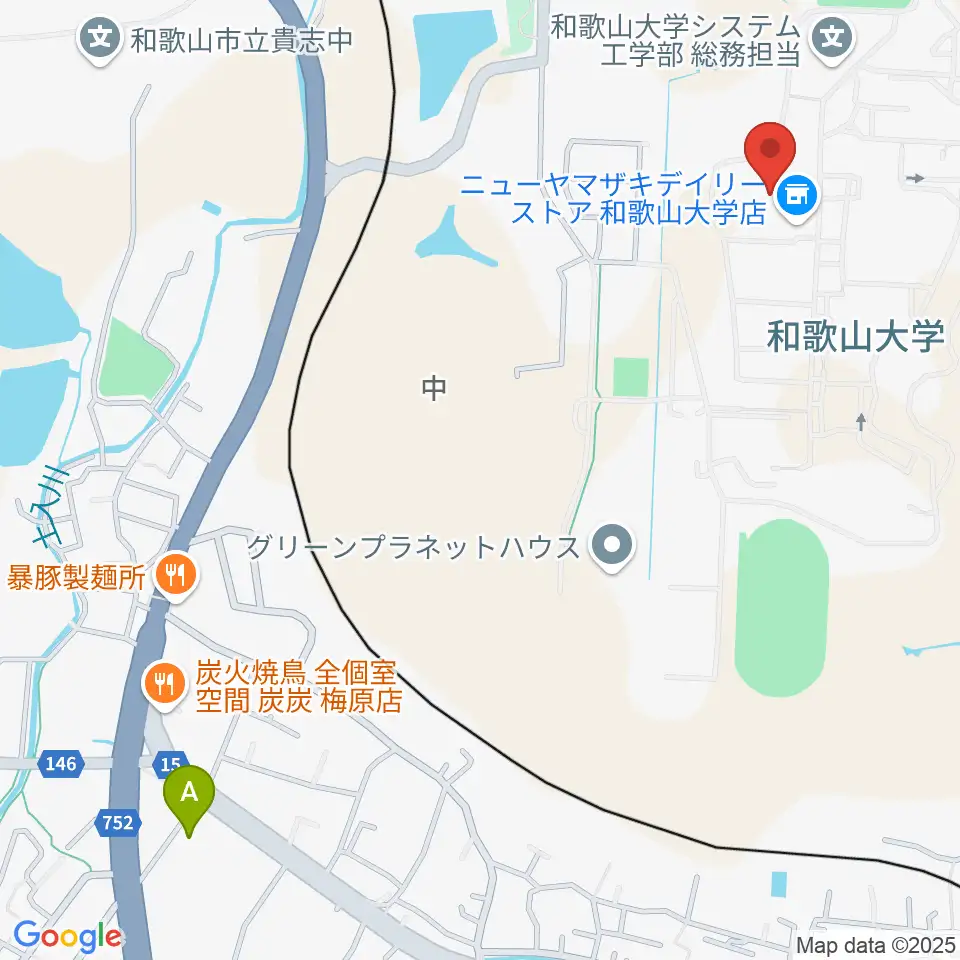 和歌山大学紀州経済史文化史研究所周辺のホテル一覧地図