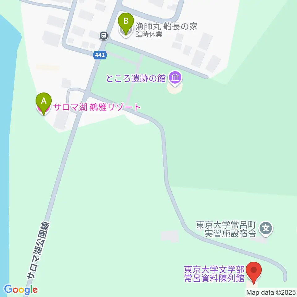 東京大学常呂資料陳列館周辺のホテル一覧地図