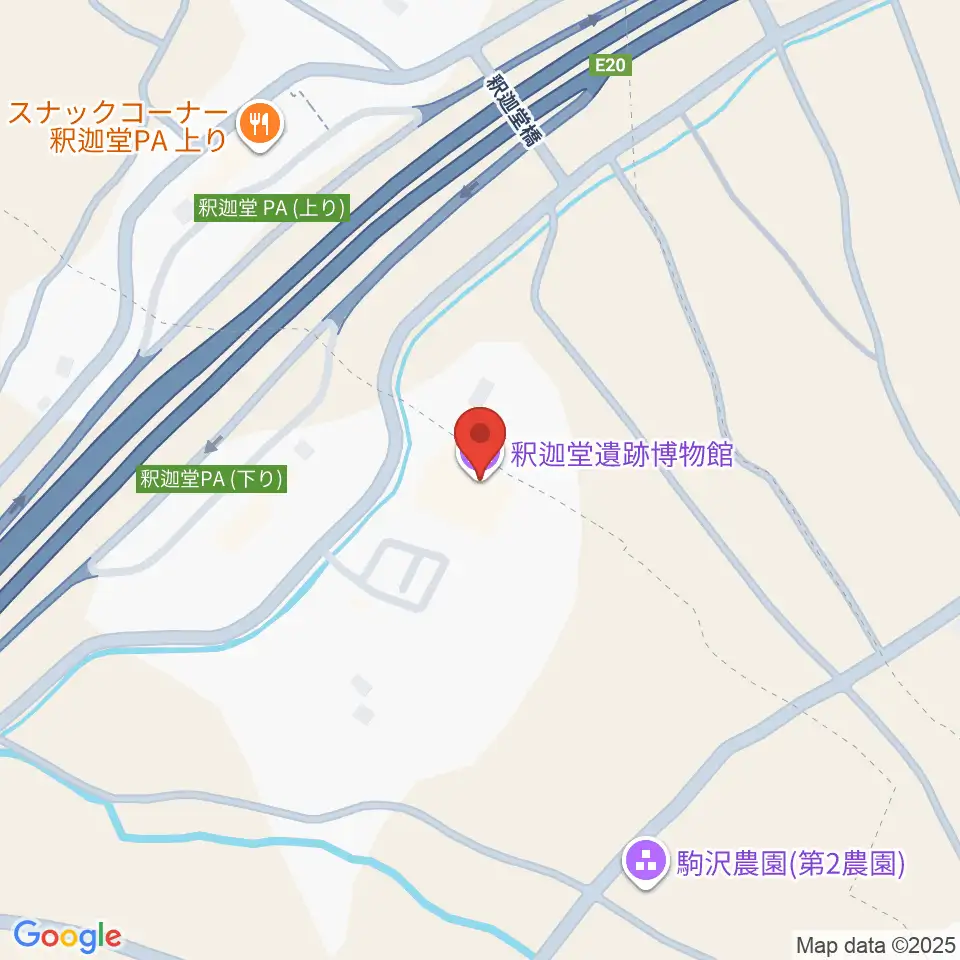 釈迦堂遺跡博物館周辺のホテル一覧地図