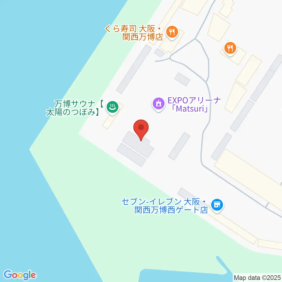 EXPOアリーナ Matsuri周辺のホテル一覧地図