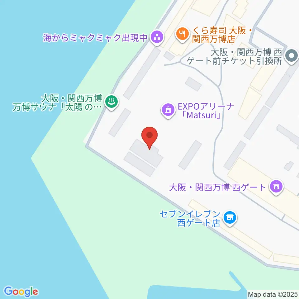 EXPOアリーナ Matsuri周辺のホテル一覧地図