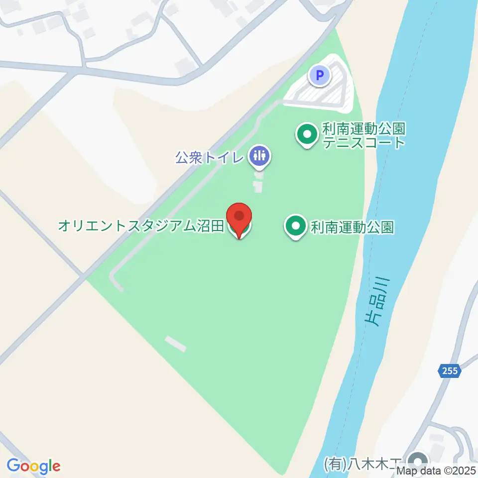 オリエントスタジアムぬまた周辺のホテル一覧地図