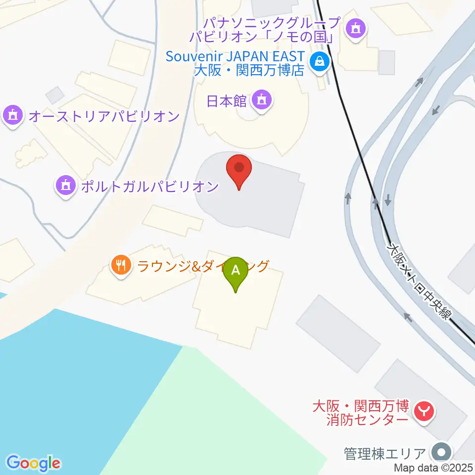 EXPOホール シャインハット周辺のホテル一覧地図
