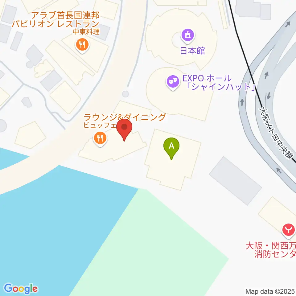 EXPOナショナルデーホール レイガーデン周辺のホテル一覧地図