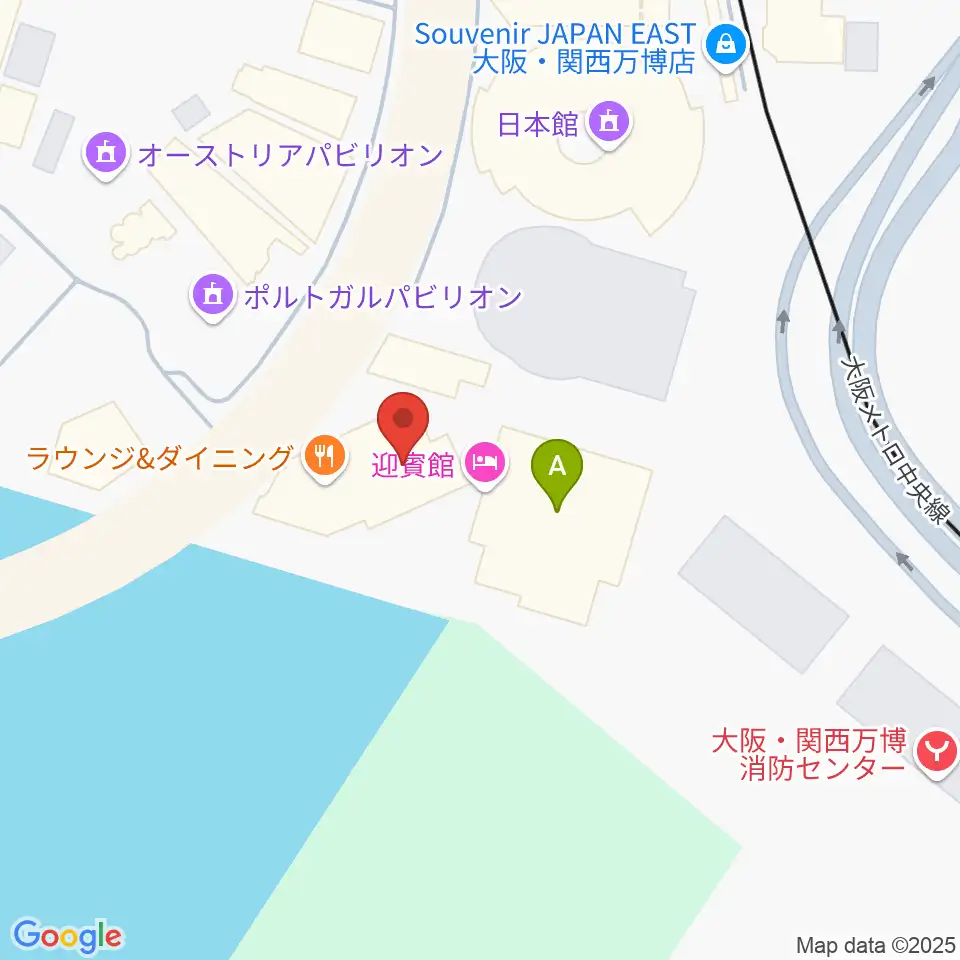 EXPOナショナルデーホール レイガーデン周辺のホテル一覧地図