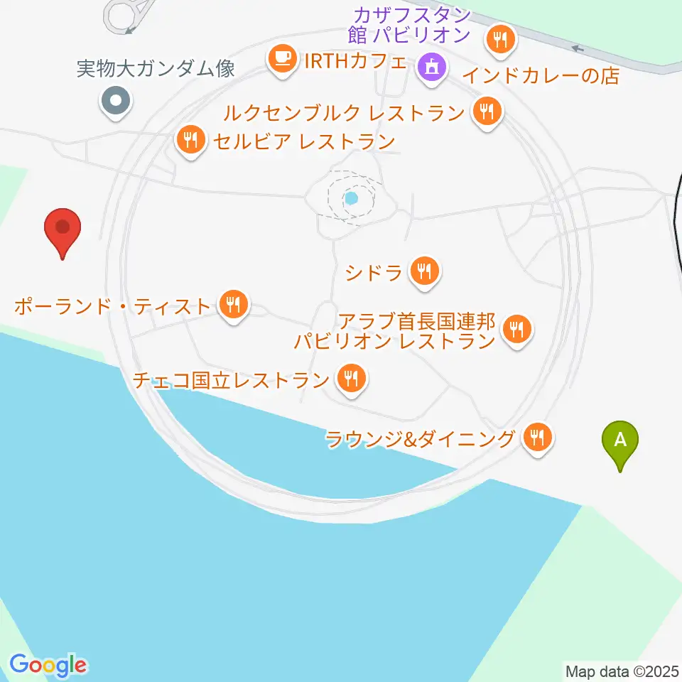 EXPOメッセ WASSE周辺のホテル一覧地図