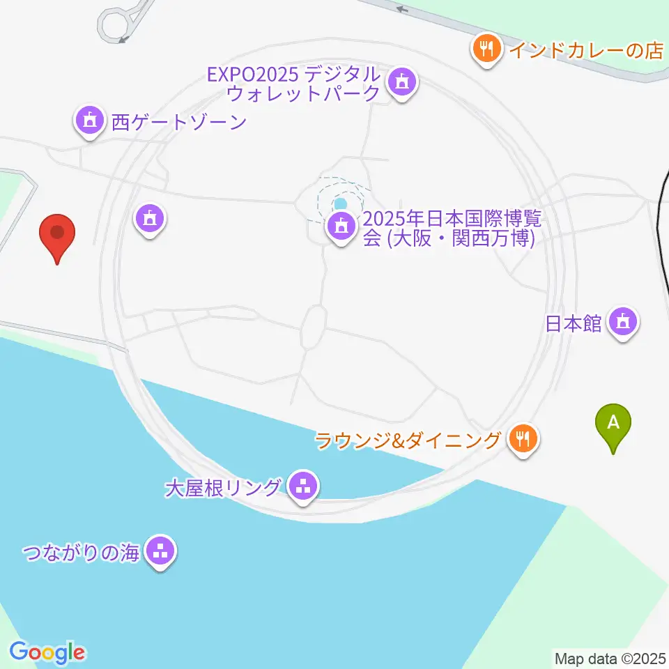 EXPOメッセ WASSE周辺のホテル一覧地図