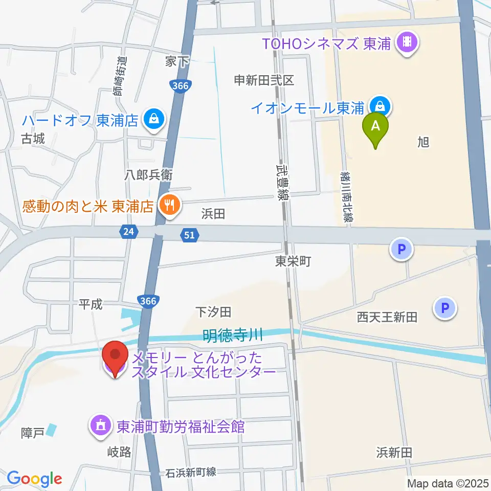 メモリーとんがったスタイル文化センター周辺のホテル一覧地図