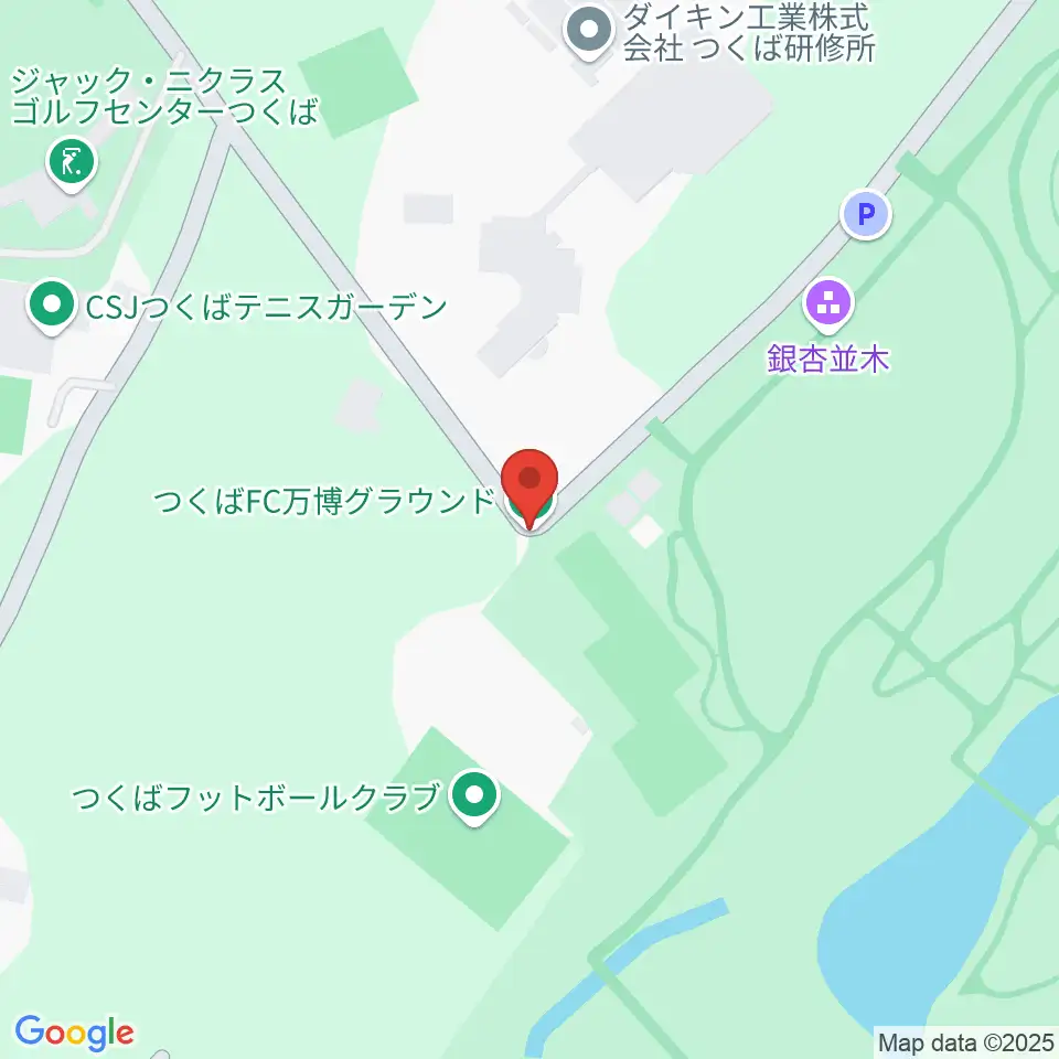 つくばFC万博グラウンド周辺のホテル一覧地図