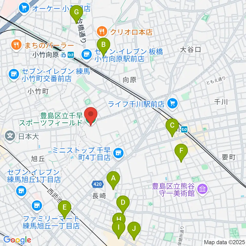 千早スポーツフィールド運動場周辺のホテル一覧地図