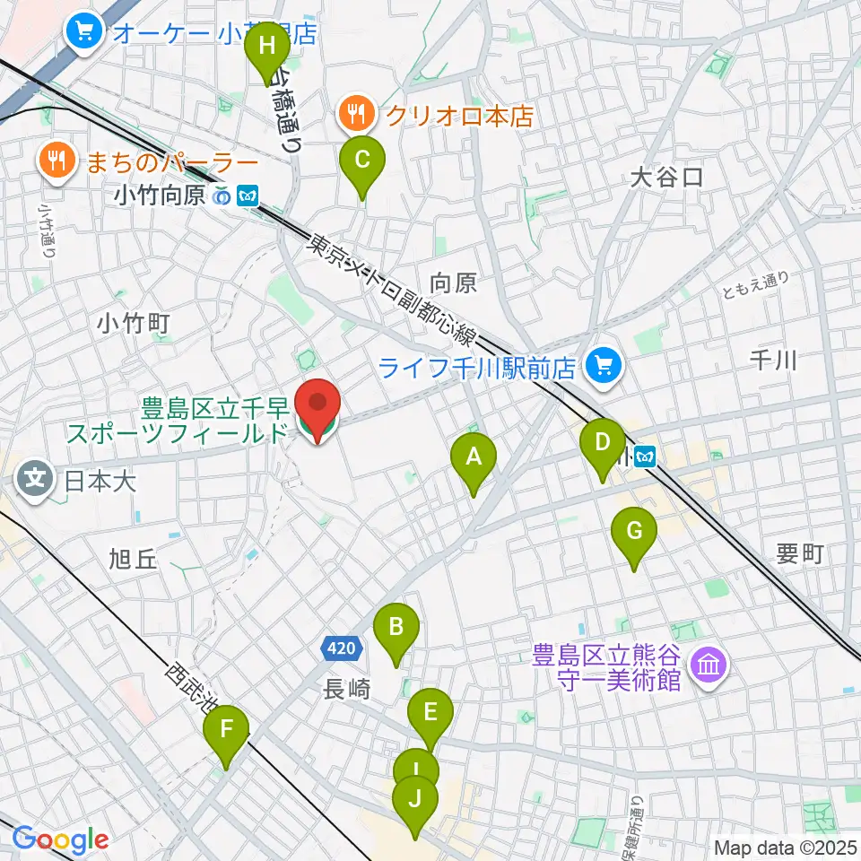 千早スポーツフィールド運動場周辺のホテル一覧地図