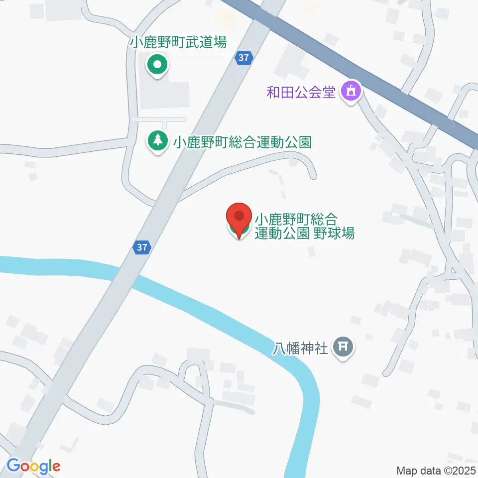 小鹿野町総合運動公園野球場周辺のホテル一覧地図