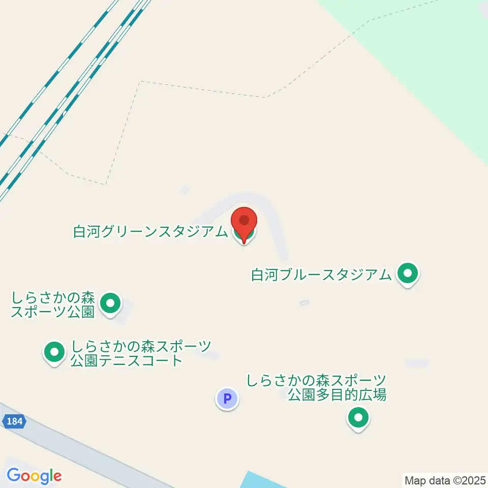 白河グリーンスタジアム周辺のホテル一覧地図