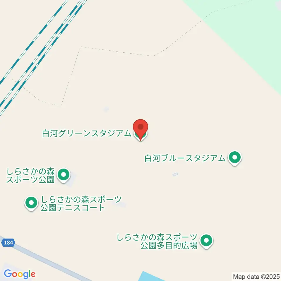 白河グリーンスタジアム周辺のホテル一覧地図