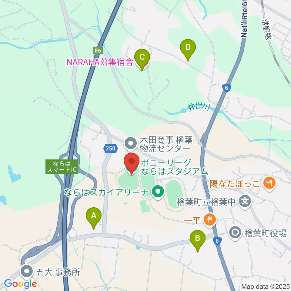 ポニーリーグ NARAHA STADIUM周辺のホテル一覧地図