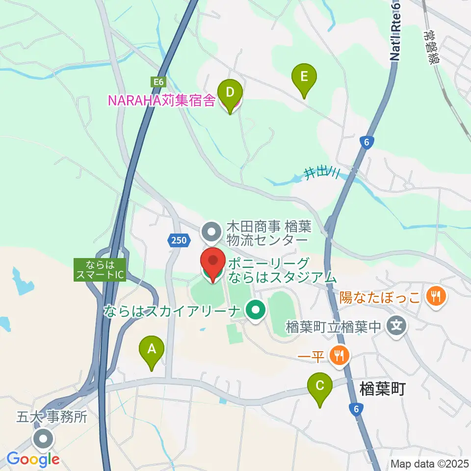 ポニーリーグ NARAHA STADIUM周辺のホテル一覧地図