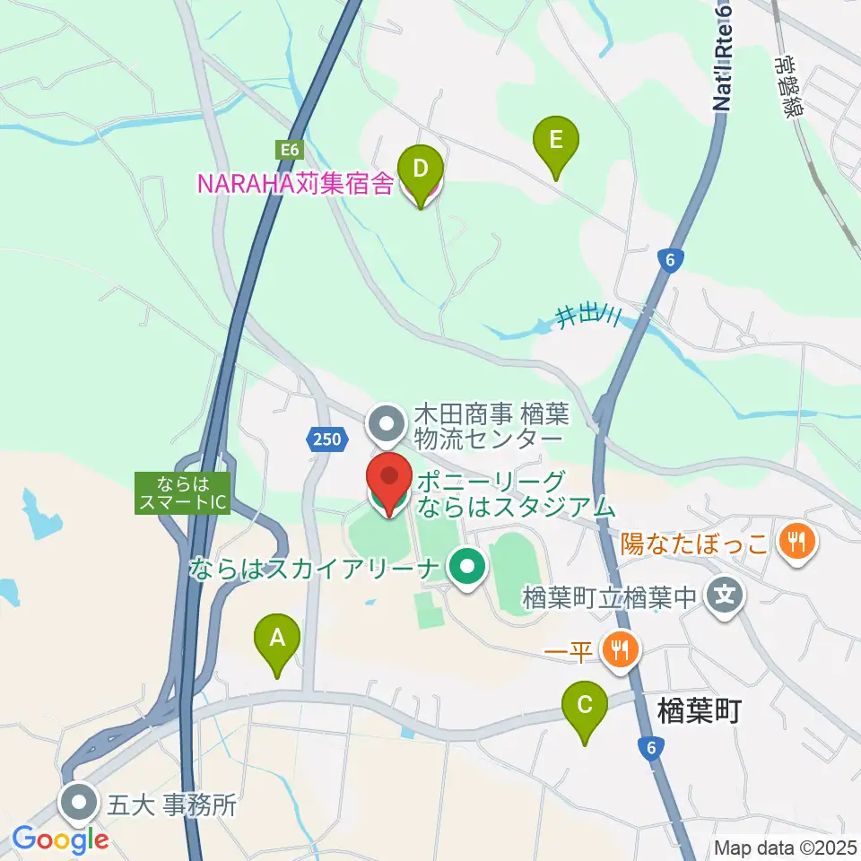 ポニーリーグ NARAHA STADIUM周辺のホテル一覧地図