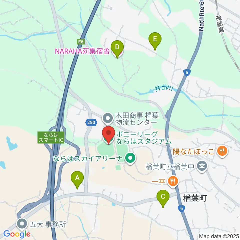 ポニーリーグ NARAHA STADIUM周辺のホテル一覧地図