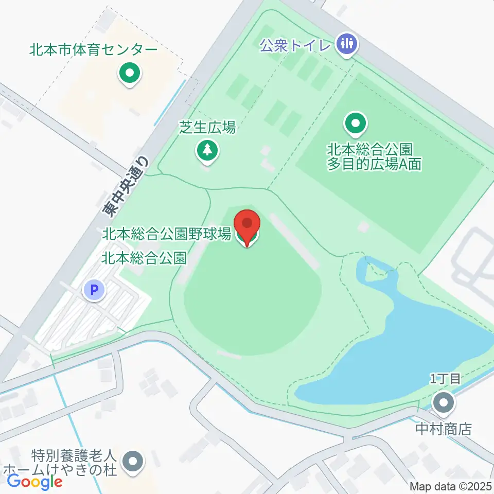 北本総合公園野球場周辺のホテル一覧地図