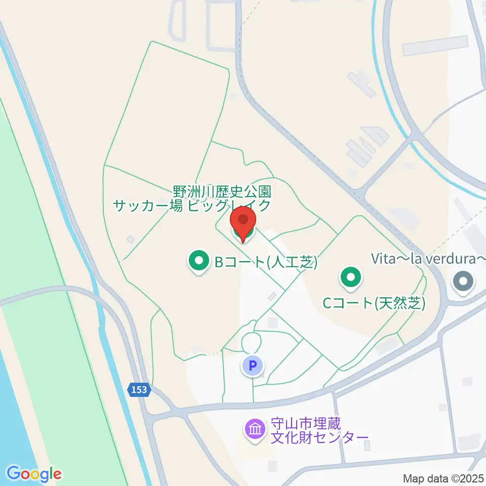 野洲川歴史公園サッカー場ビッグレイク周辺のホテル一覧地図