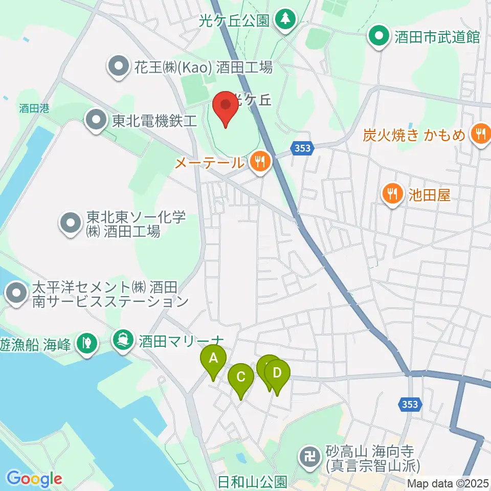 DENKI TEKKOフィールド周辺のホテル一覧地図